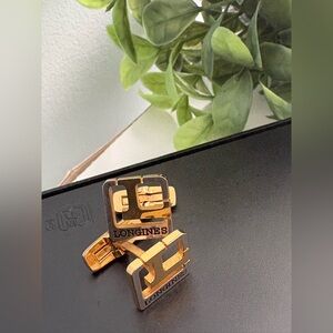 Longines Logo Cufflinks EUC